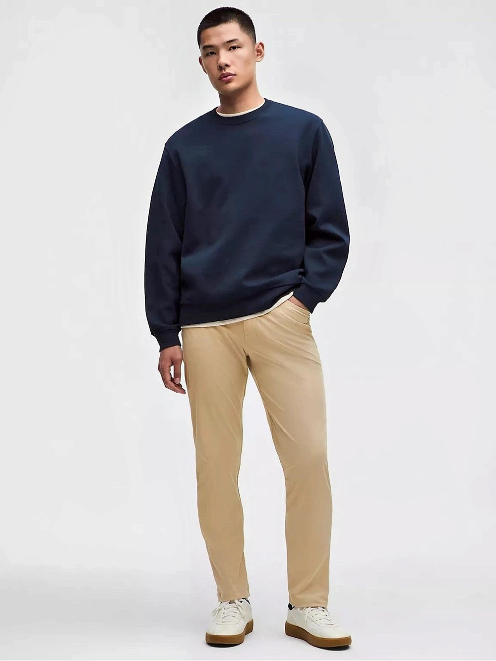 Lululemon ABC Slim-Fit Trouser Warpstreme Men's Chinos Beige NWT